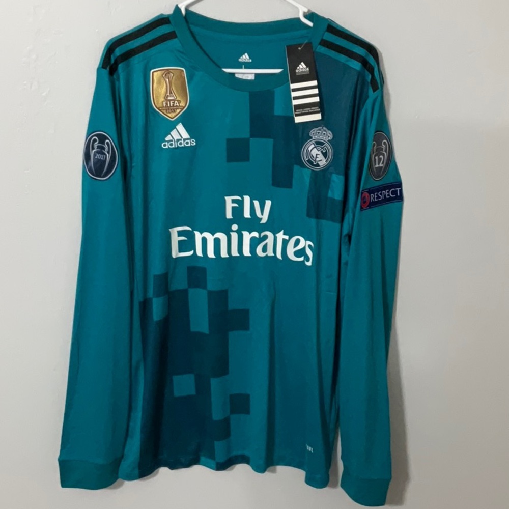 Real Madrid Ronaldo UCL 2017/18 Jersey M-XXL